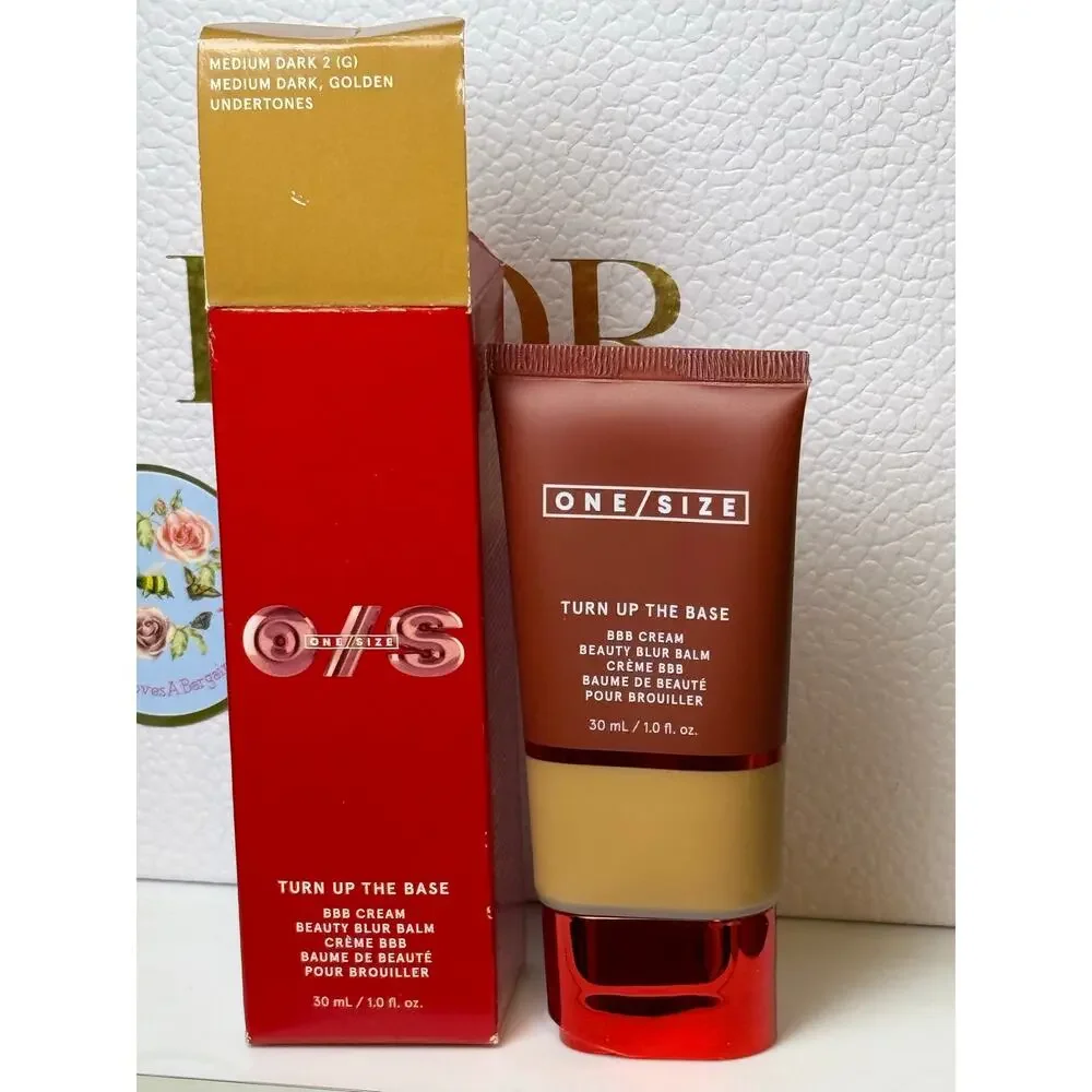 ONE SIZE Turn Up The Base BBB Cream Beauty Blur Balm- 2G Medium Dark- NEW in Box